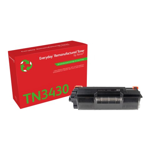Tóner Everyday™ Mono remanufacturado de Xerox es compatible con Brother TN-3430, Capacidad estándar