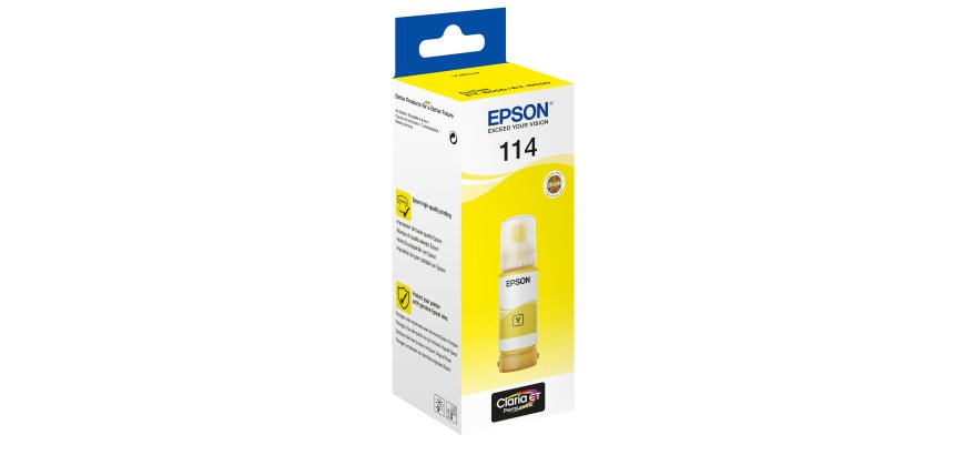 Epson 114 EcoTank Yellow ink bottle