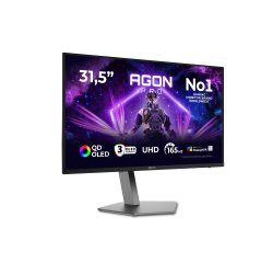 AOC AGON PRO AG326UD écran plat de PC 80 cm (31.5") 3840 x 2160 pixels 4K Ultra HD QD-OLED Noir