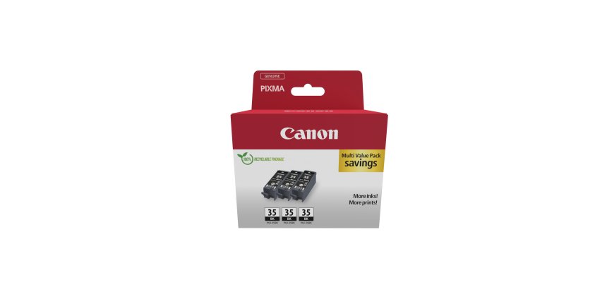 Canon 1509B028 ink cartridge 3 piece(s) Original Black