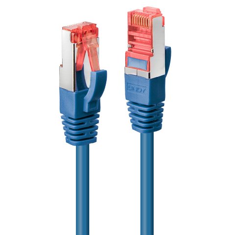 Cable de red Azul Cat6 S/FTP (S-STP) Lindy RJ-45 Cat.6 S/FTP 3m