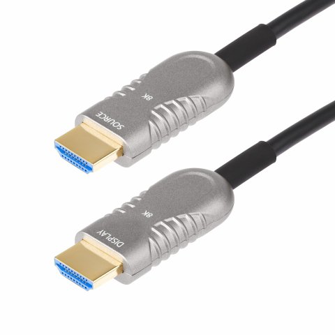 StarTech.com Cable HDMI 2.1 Híbrido Activo Óptico AOC de 15,2m - CMP Plenum - Cable HDMI 2.0/2.1 Certificado de Ultra Alta Velocidad 8K - 48Gbps