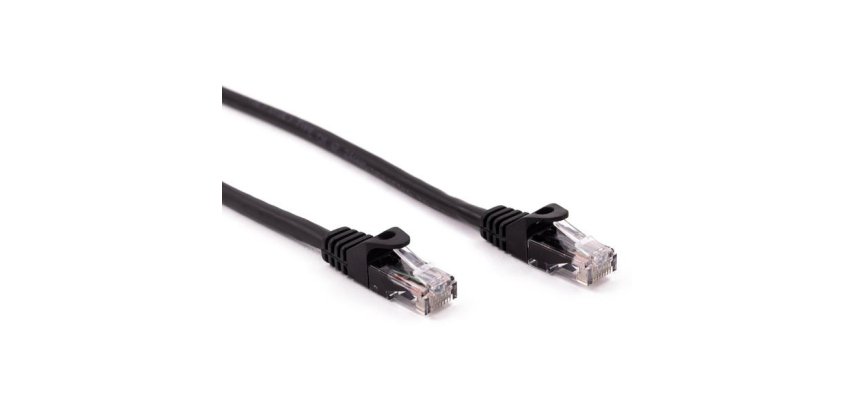 Nilox NXCRJ4501 cavo di rete Nero 1 m Cat6 U/UTP (UTP)