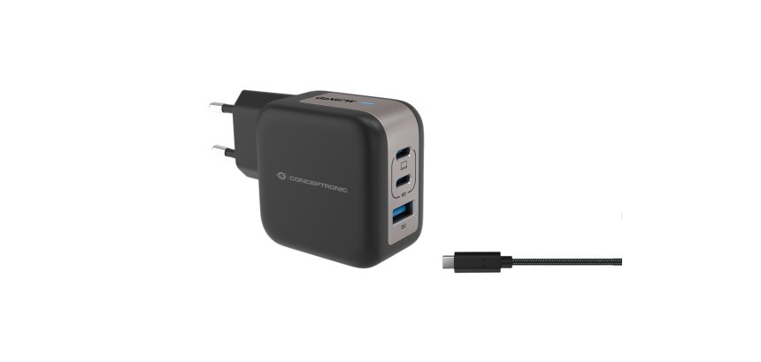 Conceptronic ALTHEA17B Caricabatterie per dispositivi mobili Universale Nero AC Ricarica rapida Interno