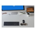 Kensington Reposamuñecas de gel fino con dos colores para ratón/trackball - Gris