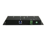 StarTech.com Hub USB 3.0 4 Ports - 5Gbps - Hub USB-A Industriel en Métal - Hub de Données USB Montable au Mur ou sur le Bureau - Hub d'Extension USB Conforme TAA