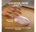 Logitech M240 Silent mouse Travel Ambidextrous RF Wireless + Bluetooth 4000 DPI