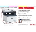 Xerox C325 A4 33 ppm draadloze dubbelzijdige printer PS3 PCL5e/6 2 laden totaal 251 vel