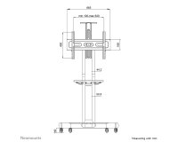 Support écran au sol NM-M1700BLACK Neomounts