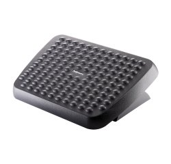 Fellowes Foot Rest Under Desk - Standard Foot Support Ergonomic Foot Rest with Textured Surface - Foot Rest Stool for Office & Home Use - Black