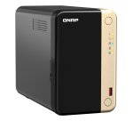 QNAP TS-264 NAS Tower Intel® Celeron® N5095 8 Go 0 To QNAP QTS Noir, Or