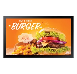 Samsung OH24B Pantalla plana para señalización digital 61 cm (24") LCD Wifi 1500 cd / m² Full HD Negro Procesador incorporado Tizen 6.5 24/7