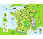 Puzzles carte de france nathan carte de france        illustree 100 pieces