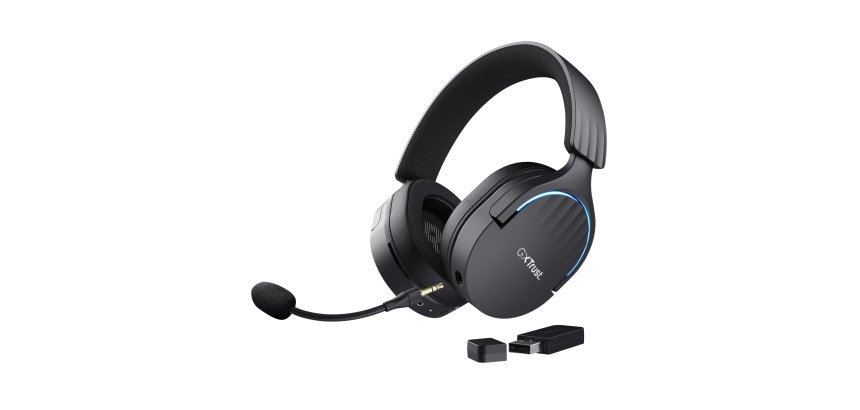 Trust GXT 491 Fayzo Casque Avec fil &sans fil Arceau Gaming USB Type-C Bluetooth Noir