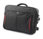 DELL Classic+ 45,7 cm (18") Malette Noir, Rouge