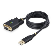 startechcom cable adaptador usb a serie de madem nulo de 1m - retencian com - tornillos intercambiables db9 - usb a rs232 - serial - usb a db9 - ftdi - esd de nivel 4 - fabricacian resistente con tpe