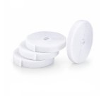 StarTech.com Lot de 4 Rouleaux de Ruban Auto-Agrippant de 4,6m, Largeur 12mm, Blanc, Attaches de Câbles Réutilisables à Découper sur Mesure, Ruban de Fixation, Gaines en Tissu Réglables, Rouleaux en Vrac