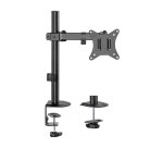AISENS Soporte de Mesa ECO Giratorio e Inclinable para Monitor/TV 9Kg (3 Pivotes, 1 Brazo) de 17-32, Negro