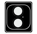 Celly CAMERALENS1078 protezione per lo schermo e il retro dei telefoni cellulari Protezione per obiettivo della fotocamera Apple 1 pz