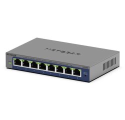 NETGEAR GS108Ev4 No administrado L2/L3 Gigabit Ethernet (10/100/1000) Gris