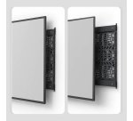 StarTech.com Panneau de Rangement Coulissant pour Composants Audiovisuels, Support pour Décodeur et Accessoires, Charge max. 10 kg, Support Mural Multimédia à Installer Derrière le Téléviseur, Conception Coulissante pour un Accès Facile
