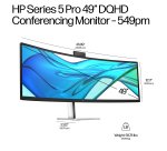 HP Series 5 Pro 49 inch DQHD Conferencing Monitor - 549pm