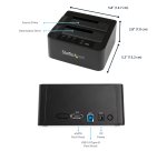 StarTech.com Dual Bay Hard Drive Duplicator, Standalone USB 3.0 (5 Gbps) / eSATA to 2.5/3.5" SATA III HDD/SSD Cloner/Copier, Hard Drive Docking Station, Hard Disk Cloner
