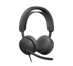 Logitech 981-001618 casque Avec fil Arceau Appels/Musique USB Type-C / USB Type-A Graphite