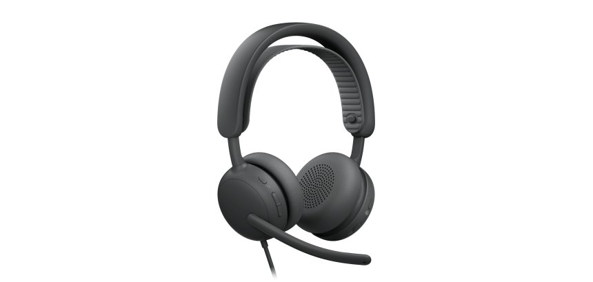 Casque avec fil arceau Logitech ZONE WIRED 2 for Business  USB Type-C / USB Type-A graphite