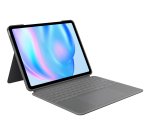 Logitech Combo Touch QWERTY Espagnole Smart Connector Gris