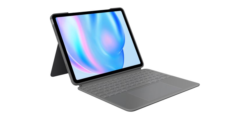 Logitech Combo Touch QWERTY Espagnole Smart Connector Gris