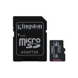 Kingston Technology Carte 16GB microSDHC Industrielle C10 A1 pSLC + adaptateur SD