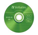 Verbatim DVD-R Colour 4,7 GB 5 pz