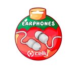Celly XMASEARBALLWH headphones/headset Wired In-ear Calls/Music White