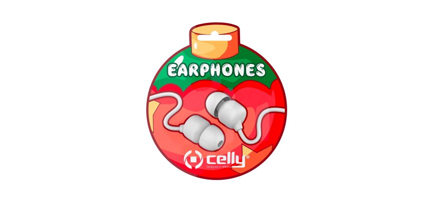 Celly XMASEARBALLWH headphones/headset Wired In-ear Calls/Music White