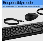 HP 225 Wired Mouse and Keyboard Combo