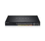 Zyxel XGS2220-30HP Géré L3 Gigabit Ethernet (10/100/1000) Connexion Ethernet, supportant l'alimentation via ce port (PoE) Noir