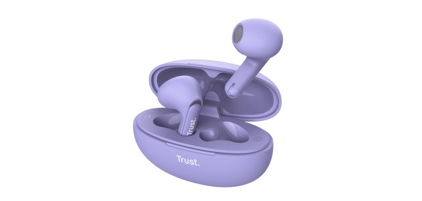 Trust Yavi Auricolare True Wireless Stereo (TWS) In-ear Musica e Chiamate USB tipo-C Bluetooth Viola