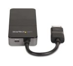 Adaptador de 3 Puertos Multimonitor - Divisor Splitter de Vídeo DisplayPort 1.4 a 3 Salidas DisplayPort 