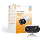 Imou Cell GO Full Color 2K (3MP) Telecamera Wi-Fi Esterno/Interno Batteria Senza Fili, Rilevamento PIR/Umano, Visione Notturna a Colori, Audio Bidirezionale con Voce Personalizzata, IP65