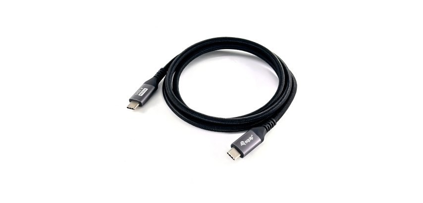 Equip 128383 Cavo USB 4 Gen 3 da C a C, M/M, 2,0 m, PD3.1 240W, 8K/60Hz, 40Gbps, nero