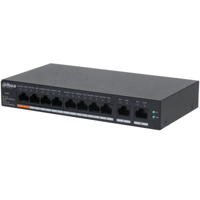 Dahua Technology CS4010-8GT-60 Gestito L2 Gigabit Ethernet (10/100/1000) Supporto Power over Ethernet (PoE) Montaggio da desktop/parete Nero