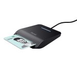 Trust Primo lecteur de cartes à puce Intérieure USB USB Type-C Noir
