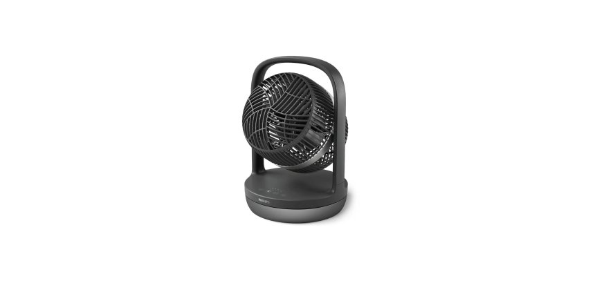 Philips Serie 3000 Ventilatore da tavolo CX3050/01, Flusso d'aria 738 m³/h, Ultra silenzioso 23db