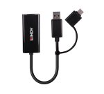 Lindy 43412 adaptador y tarjeta de red Ethernet 5000 Mbit/s