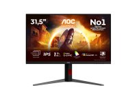 AOC G4 U32G4U écran plat de PC 80 cm (31.5") 3840 x 2160 pixels 4K Ultra HD Noir, Rouge