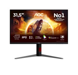 Ecran PC Aoc gaming U32G4U 31,5" 160 Hz 4K UHD Noir et Rouge