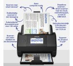 Epson WorkForce ES-580W, A4 automatische duplexscanner met Wi-Fi en gebruiksvriendelijk touchscreen