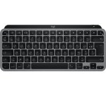 Logitech MX Keys Mini For Mac clavier maison/bureau Bluetooth AZERTY Français Noir, Gris