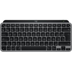 Logitech MX Keys Mini For Mac clavier maison/bureau Bluetooth AZERTY Français Noir, Gris